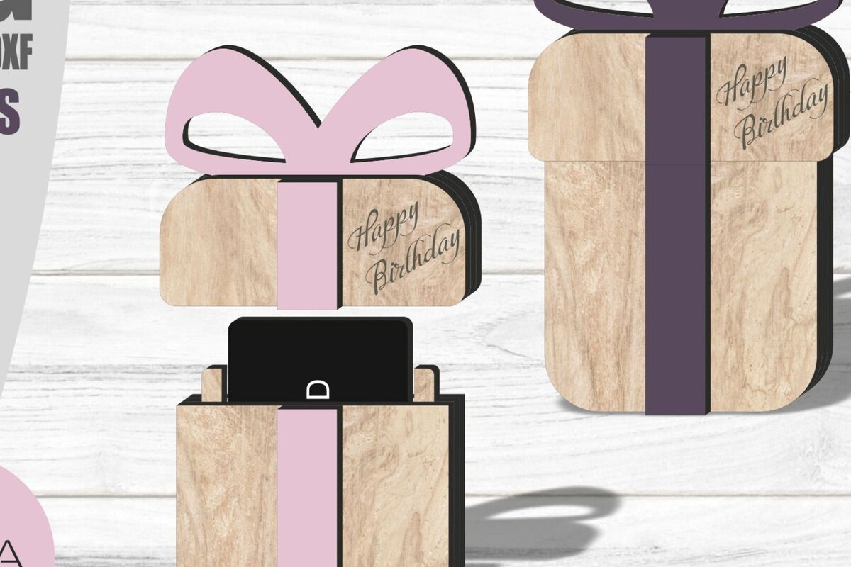 Intra απο ξύλο plywood 3mm-4mm πάχος - Κάτοχος δωροκάρτας Χρόνια πολλά  Δίασταση 30x20 cm INTRAFABR-80253074