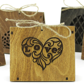 Intra απο ξύλο plywood 3mm-4mm πάχος - Δώρο, Κουτί πιστωτικής κάρτας. 7 Σχέδια Δίασταση 37x2 cm INTRAFABR-91360782 - Image 3