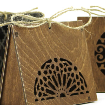 Intra απο ξύλο plywood 3mm-4mm πάχος - Δώρο, Κουτί πιστωτικής κάρτας. 7 Σχέδια Δίασταση 37x2 cm INTRAFABR-91360782 - Image 6