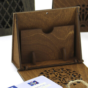 Intra απο ξύλο plywood 3mm-4mm πάχος - Δώρο, Κουτί πιστωτικής κάρτας. 7 Σχέδια Δίασταση 37x2 cm INTRAFABR-91360782 - Image 7