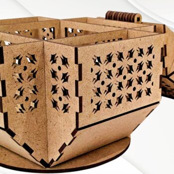 Intra απο ξύλο plywood 3mm-4mm πάχος - Δώρο κοσμηματοπωλείο Apple, Design Cut Laser Δίασταση 146x120 cm INTRAFABR-112324650 - Image 5