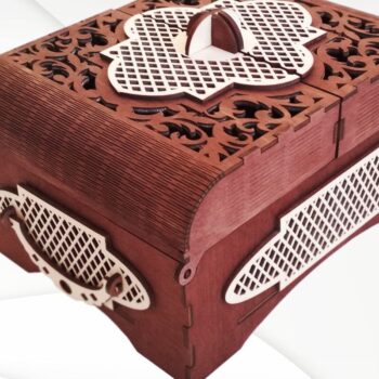 Intra απο ξύλο plywood 3mm-4mm πάχος - Δώρο κοσμηματοπωλείο  με λέιζερ Δίασταση 115x206 cm INTRAFABR-32339564 - Image 1