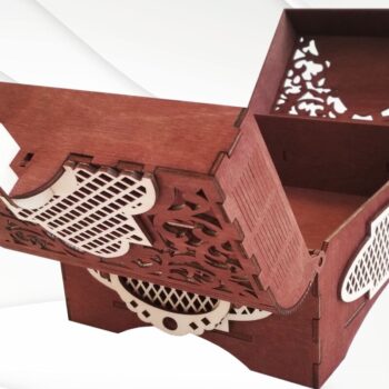 Intra απο ξύλο plywood 3mm-4mm πάχος - Δώρο κοσμηματοπωλείο  με λέιζερ Δίασταση 115x206 cm INTRAFABR-32339564 - Image 4