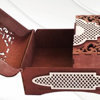 Intra απο ξύλο plywood 3mm-4mm πάχος - Δώρο κοσμηματοπωλείο  με λέιζερ Δίασταση 115x206 cm INTRAFABR-32339564 - Image 5