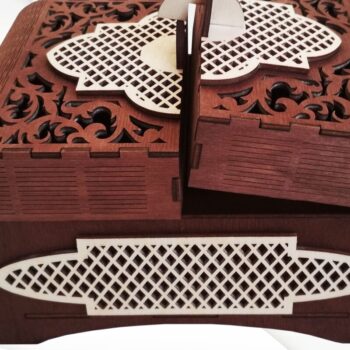 Intra απο ξύλο plywood 3mm-4mm πάχος - Δώρο κοσμηματοπωλείο  με λέιζερ Δίασταση 115x206 cm INTRAFABR-32339564 - Image 6