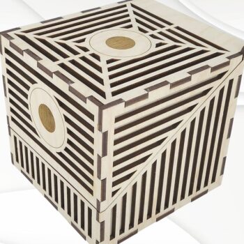 Intra απο ξύλο plywood 3mm-4mm πάχος - Δώρο κοσμηματοπωλείο, Laser Cut  Design. Δίασταση 90x89 cm INTRAFABR-73905971 - Image 2