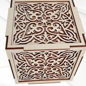 Intra απο ξύλο plywood 3mm-4mm πάχος - Δώρο Jewelry Box  Dxf Files for Laser Δίασταση 141x147 cm INTRAFABR-33885117 - Image 6