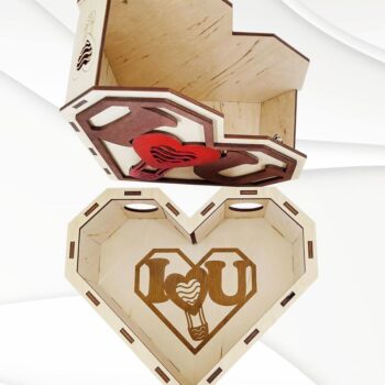 Intra απο ξύλο plywood 3mm-4mm πάχος - Κουτί κοσμημάτων δώρου Δίασταση 193x171 cm INTRAFABR-30428727 - Image 3