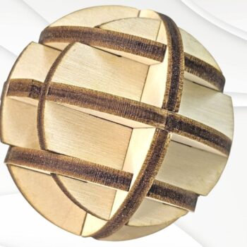 Intra απο ξύλο plywood 3mm-4mm πάχος -  με λέιζερ μπάλα παιχνιδιών δώρου Δίασταση 42x42 cm INTRAFABR-94512398 - Image 1