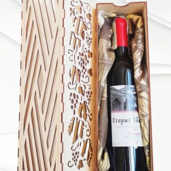 Intra απο ξύλο plywood 3mm-4mm πάχος - Δώρο Δώρο Κουτί κρασιού Σχεδιασμός Laser Cut. Δίασταση 339x104 cm INTRAFABR-53356956 - Image 4