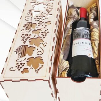 Intra απο ξύλο plywood 3mm-4mm πάχος - Δώρο Κουτί κρασιού  Design . Δίασταση 339x104 cm INTRAFABR-51736876 - Image 2