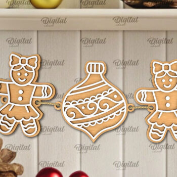 Intra απο ξύλο plywood 3mm-4mm πάχος - Πακέτο κοπής Laser Banners με μελόψωμο Δίασταση 30x20 cm INTRAFABR-107174878 - Image 5