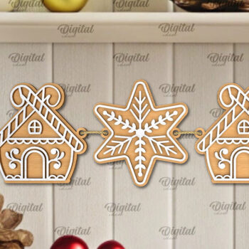 Intra απο ξύλο plywood 3mm-4mm πάχος - Πακέτο κοπής Laser Banners με μελόψωμο Δίασταση 30x20 cm INTRAFABR-107174878 - Image 9