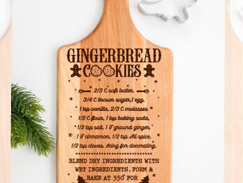 Intra απο ξύλο plywood 3mm-4mm πάχος - Πακέτο συνταγής για μπισκότα μελόψωμο  Δίασταση 30x20 cm INTRAFABR-75633944 - Image 2