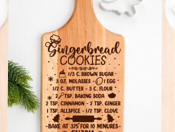 Intra απο ξύλο plywood 3mm-4mm πάχος - Πακέτο συνταγής για μπισκότα μελόψωμο  Δίασταση 30x20 cm INTRAFABR-75633944 - Image 4