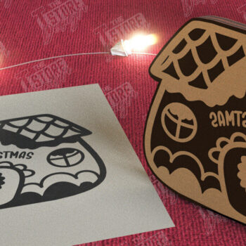 Intra απο ξύλο plywood 3mm-4mm πάχος - Πακέτο γραμματοσήμων με μελόψωμο | CNC Δίασταση 15x15 cm INTRAFABR-106527912 - Image 9