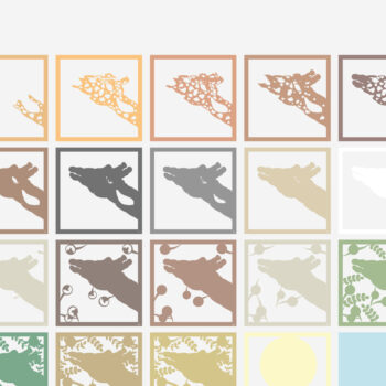 Intra απο ξύλο plywood 3mm-4mm πάχος - Giraffe 3D Shadow Box Δίασταση 20x20 cm INTRAFABR-85686204 - Image 4