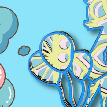 Intra απο ξύλο plywood 3mm-4mm πάχος - Καμηλοπάρδαλη και μπαλόνια, τρισδιάστατη Μάνταλα Δίασταση 30x20 cm INTRAFABR-28362528 - Image 2