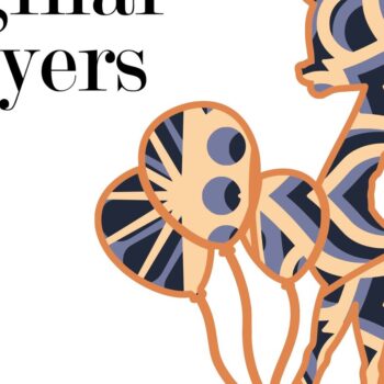 Intra απο ξύλο plywood 3mm-4mm πάχος - Καμηλοπάρδαλη και μπαλόνια, τρισδιάστατη Μάνταλα Δίασταση 30x20 cm INTRAFABR-28362528 - Image 5