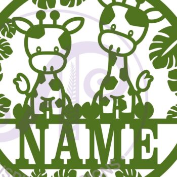 Intra απο ξύλο plywood 3mm-4mm πάχος -  περικοπής   Name Giraffe Δίασταση 30x20 cm INTRAFABR-69369815 - Image 2