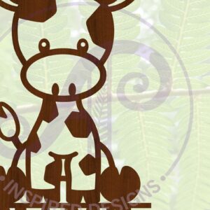 Intra απο ξύλο plywood 3mm-4mm πάχος -  περικοπής   Name Giraffe Δίασταση 30x20 cm INTRAFABR-69280807