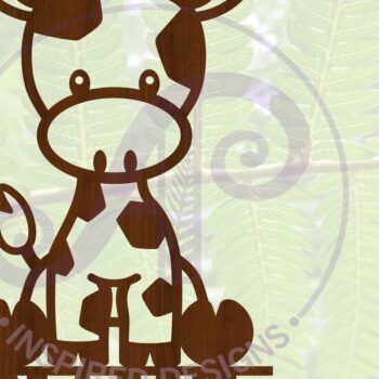 Intra απο ξύλο plywood 3mm-4mm πάχος -  περικοπής   Name Giraffe Δίασταση 30x20 cm INTRAFABR-69280807 - Image 1