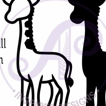 Intra απο ξύλο plywood 3mm-4mm πάχος - Πινακίδα ονόματος δύο επιπέδων περίγραμμα καμηλοπάρδαλης Δίασταση 30x20 cm INTRAFABR-110946651 - Image 4