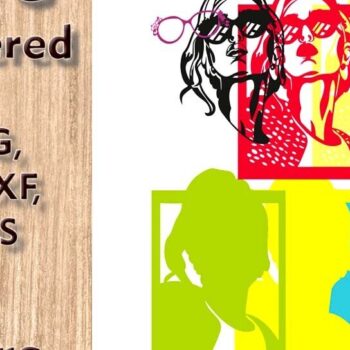 Intra απο ξύλο plywood 3mm-4mm πάχος - Αρχεία λέιζερ πολλαπλών επιπέδων Girl Boss 3D  Δίασταση 3x7 cm INTRAFABR-109489525 - Image 3