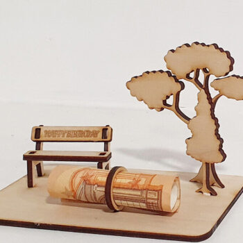 Intra απο ξύλο plywood 3mm-4mm πάχος - Δώστε χρήματα με διαφορετικό τρόπο Δίασταση 30x20 cm INTRAFABR-92963589 - Image 3