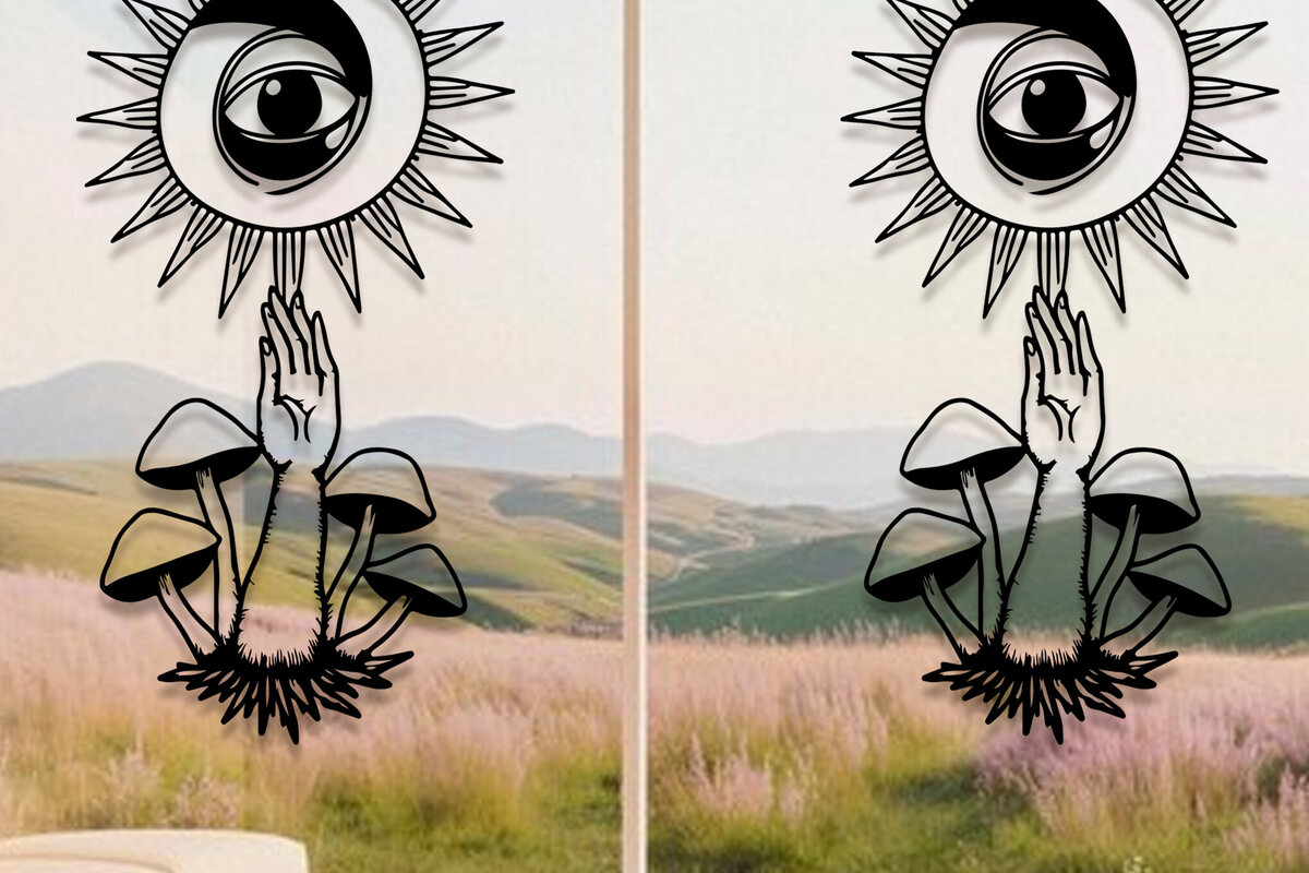 Intra απο ξύλο plywood 3mm-4mm πάχος - Γυάλινα πάνελ Μαγικός σχεδιασμός  Δίασταση 40x50 cm INTRAFABR-121807870