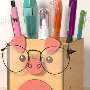 Intra απο ξύλο plywood 3mm-4mm πάχος - Πακέτο λέιζερ για γυαλιά και μολύβια Δίασταση 30x20 cm INTRAFABR-121991504 - Image 3