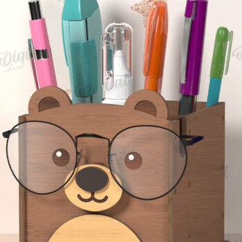 Intra απο ξύλο plywood 3mm-4mm πάχος - Πακέτο λέιζερ για γυαλιά και μολύβια Δίασταση 30x20 cm INTRAFABR-121991504 - Image 5