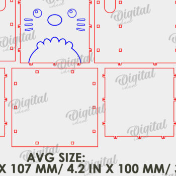 Intra απο ξύλο plywood 3mm-4mm πάχος - Πακέτο λέιζερ για γυαλιά και μολύβια Δίασταση 30x20 cm INTRAFABR-121991504 - Image 14