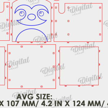 Intra απο ξύλο plywood 3mm-4mm πάχος - Πακέτο λέιζερ για γυαλιά και μολύβια Δίασταση 30x20 cm INTRAFABR-121991504 - Image 16