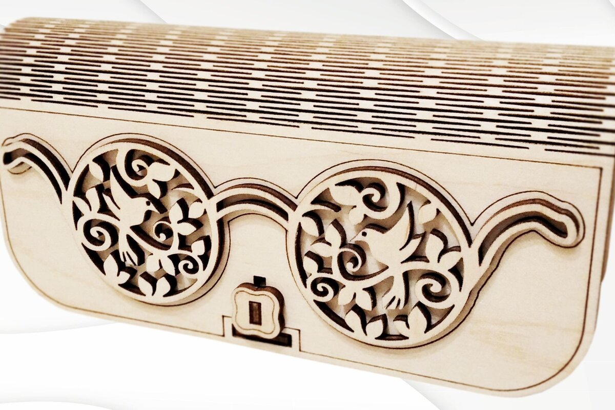 Intra απο ξύλο plywood 3mm-4mm πάχος - Θήκη γυαλιών Δίασταση 30x20 cm INTRAFABR-30428764