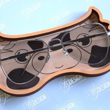 Intra απο ξύλο plywood 3mm-4mm πάχος - Πακέτο σχεδίασης θήκης γυαλιών Laser Cut Δίασταση 20x20 cm INTRAFABR-98990798 - Image 4