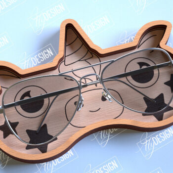 Intra απο ξύλο plywood 3mm-4mm πάχος - Πακέτο σχεδίασης θήκης γυαλιών Laser Cut Δίασταση 20x20 cm INTRAFABR-98990798 - Image 9