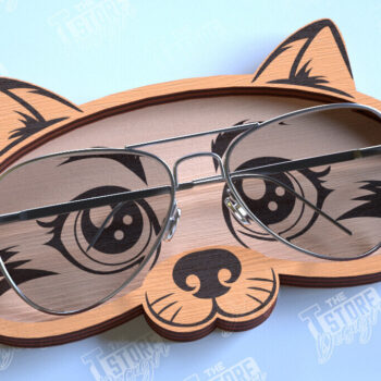 Intra απο ξύλο plywood 3mm-4mm πάχος - Πακέτο σχεδίασης θήκης γυαλιών Laser Cut Δίασταση 20x20 cm INTRAFABR-98919266 - Image 4