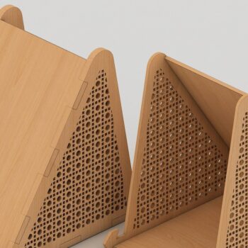 Intra απο ξύλο plywood 3mm-4mm πάχος - Πρότυπα λέιζερ Glowforge Display Stand Δίασταση 30x20 cm INTRAFABR-42940810 - Image 1