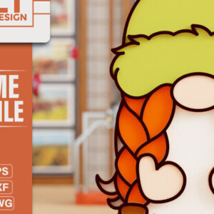 Intra απο ξύλο plywood 3mm-4mm πάχος - Gnome 3d  Πολυστρωματική Δίασταση 20x25 cm INTRAFABR-94944210