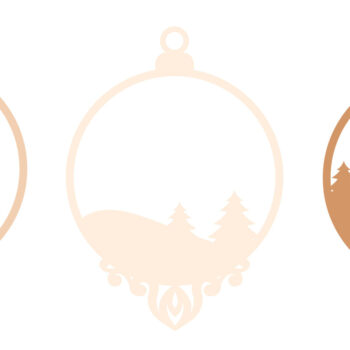 Intra απο ξύλο plywood 3mm-4mm πάχος - Χριστουγεννιάτικο στολίδι Gnome, πολυστρωματική τέχνη Δίασταση 3x4 cm INTRAFABR-83470352 - Image 3