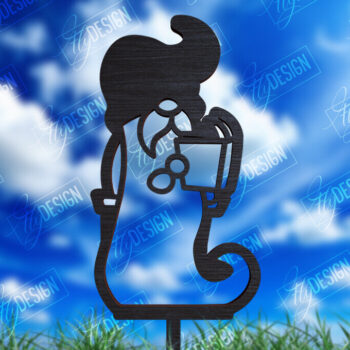 Intra απο ξύλο plywood 3mm-4mm πάχος - Πακέτο διακόσμησης κήπου Gnome | CNC Δίασταση 20x20 cm INTRAFABR-104058678 - Image 8