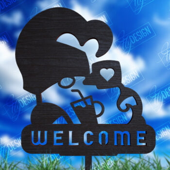 Intra απο ξύλο plywood 3mm-4mm πάχος - Πακέτο διακόσμησης κήπου Gnome | CNC Δίασταση 20x20 cm INTRAFABR-104058678 - Image 9