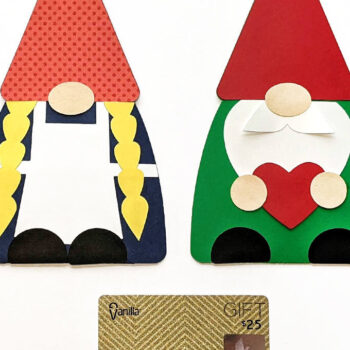 Intra απο ξύλο plywood 3mm-4mm πάχος - Gnome Gift Card Holder Duo Δίασταση 20x20 cm INTRAFABR-24683560 - Image 1