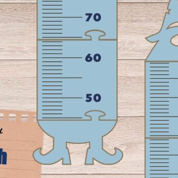 Intra απο ξύλο plywood 3mm-4mm πάχος - Διάγραμμα ανάπτυξης ύψους Gnome, Χάρακας ανάπτυξης Δίασταση 30x20 cm INTRAFABR-86323886 - Image 1