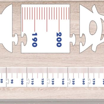 Intra απο ξύλο plywood 3mm-4mm πάχος - Διάγραμμα ανάπτυξης ύψους Gnome, Χάρακας ανάπτυξης Δίασταση 30x20 cm INTRAFABR-86323886 - Image 3