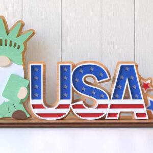 Intra απο ξύλο plywood 3mm-4mm πάχος - Gnome Liberty USA  Δίασταση 6x6 cm INTRAFABR-123614243