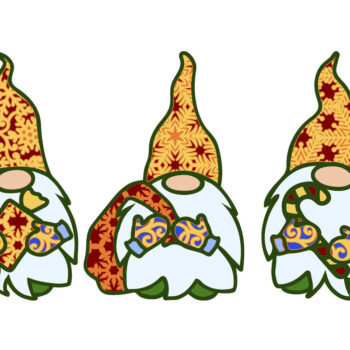 Intra απο ξύλο plywood 3mm-4mm πάχος - GNOMES CHRISTMAS BNDLE Αποκοπή αρχείων Δίασταση 10x13 cm INTRAFABR-17662378 - Image 6