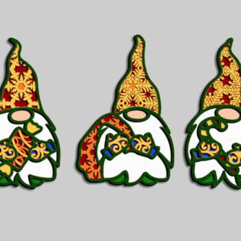 Intra απο ξύλο plywood 3mm-4mm πάχος - GNOMES CHRISTMAS BNDLE Αποκοπή αρχείων Δίασταση 10x13 cm INTRAFABR-17662378 - Image 9