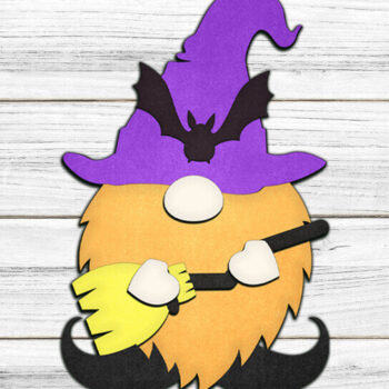 Intra απο ξύλο plywood 3mm-4mm πάχος - Αρχεία αποκοπής με λέιζερ Gnomes Halloween Δίασταση 6x6 cm INTRAFABR-119039752 - Image 3